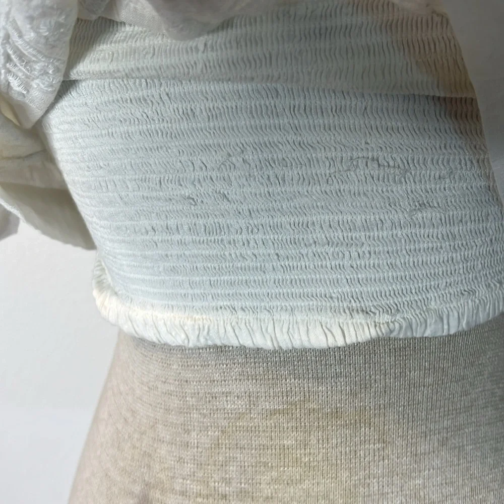 I*Space Off Shoulder Crop Lace Top - Picture 4 of 6